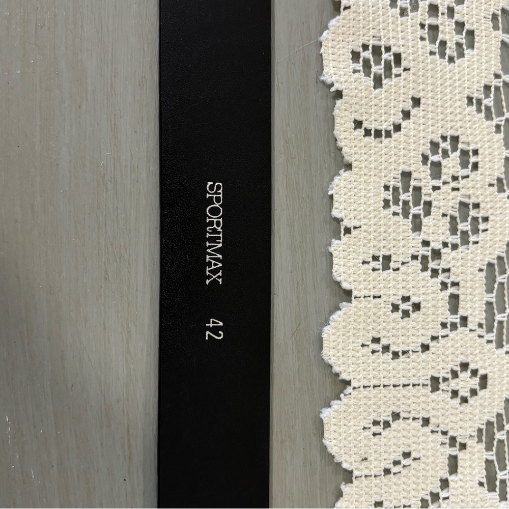 Sportmax Black Lace Belt